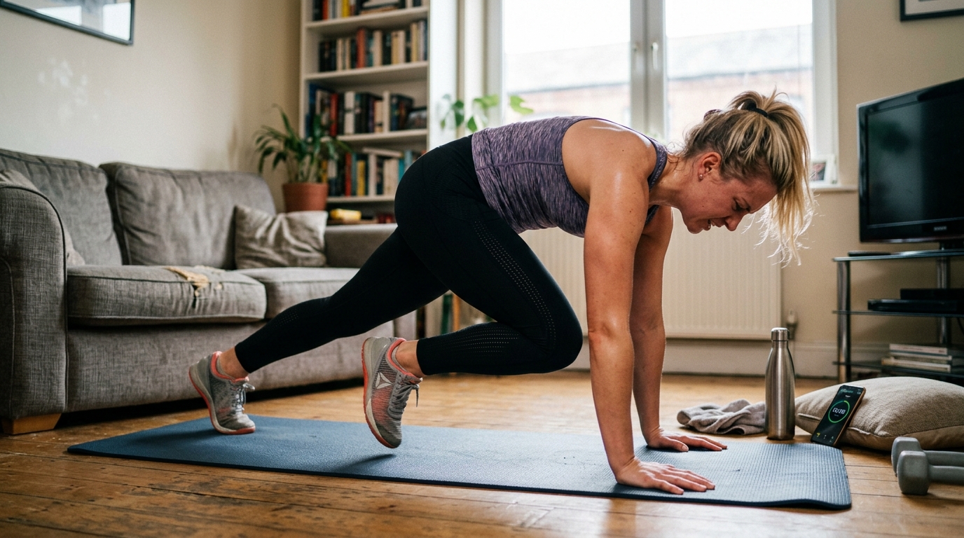 Trening 20 minut na całe ciało — HIIT w domu bez sprzętu