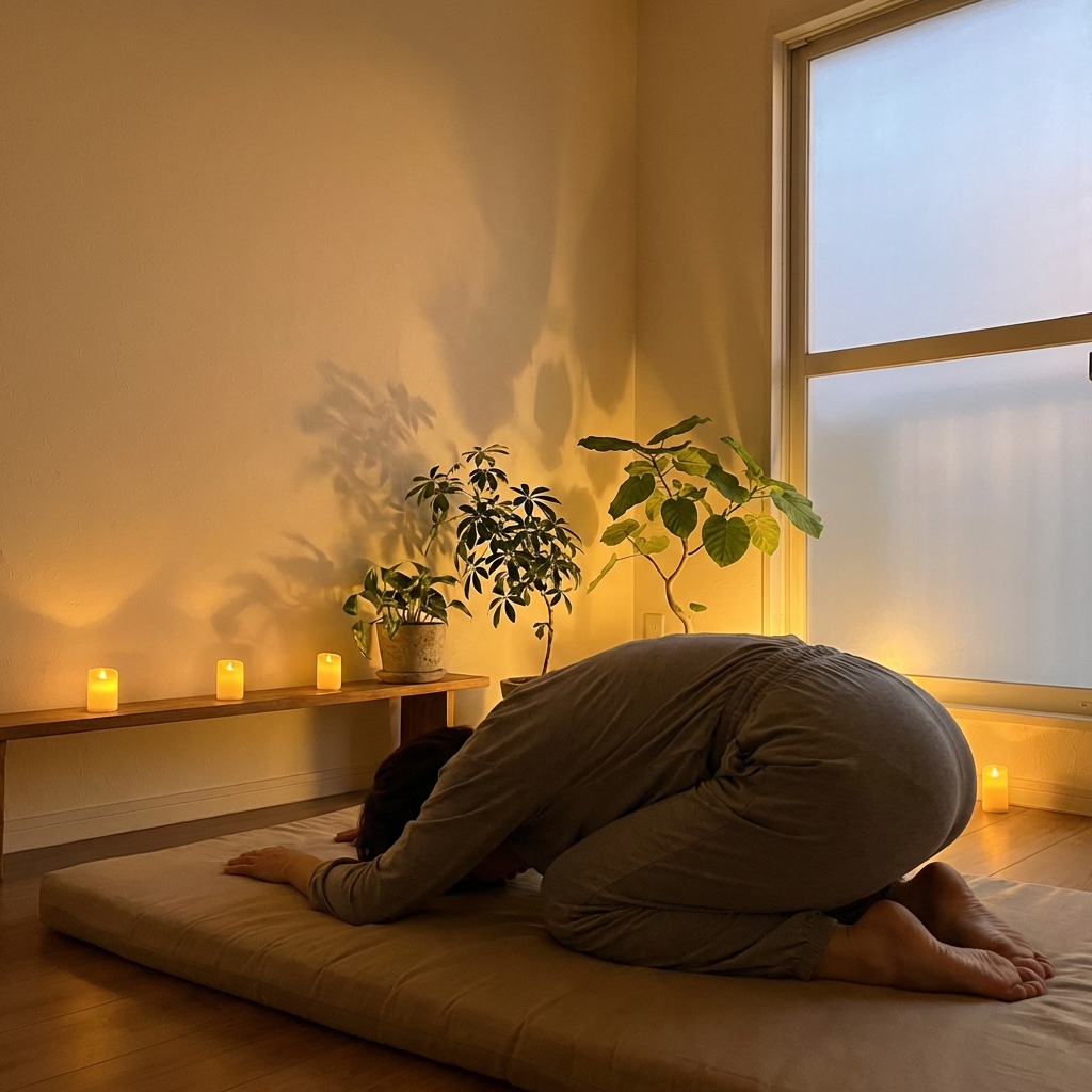 Joga na stres: 30-minutowa sesja relaksacyjna po pracy