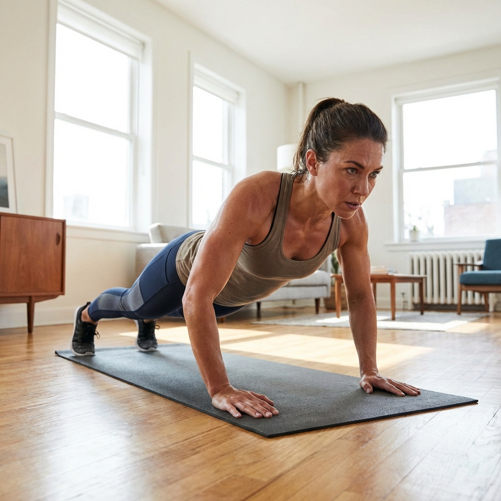 Kompletny trening siłowy bez sprzętu: Całe ciało w 40 minut